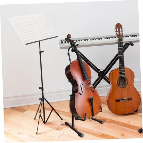 Portable Cello Stand Holder for Violoncello Instrument with Stable Support Black Multi-function Rack Suitable for Players and Learners gift for for for for for for for for Cello Enthusiasts in Saudi Arabia