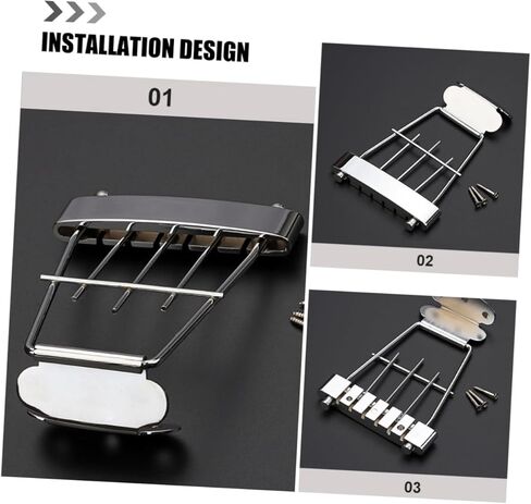 String Guitar Tailpiece Bridge Acoustic Guitar Pegs Hardtail Bridge Parts in Saudi Arabia