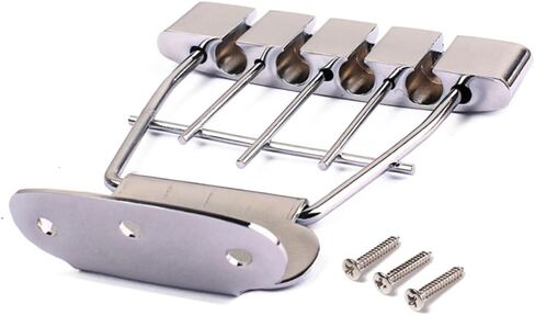4 String Plated Adjustable Archtop Guitar Tailpiece for String Durable Construction Easy Installation Replacement Parts for Acoustic Guitar Enthusiasts in Saudi Arabia