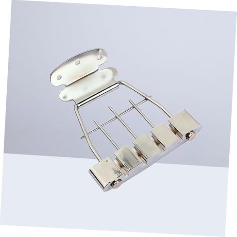 4 String Plated Adjustable Archtop Guitar Tailpiece for String Durable Construction Easy Installation Replacement Parts for Acoustic Guitar Enthusiasts in Saudi Arabia