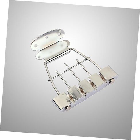 4 String Plated Adjustable Archtop Guitar Tailpiece for String Durable Construction Easy Installation Replacement Parts for Acoustic Guitar Enthusiasts in Saudi Arabia