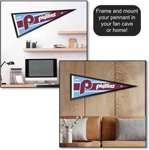WinCraft Phillies Retro Vintage Throwback Full Size Pennant Flag in Saudi Arabia