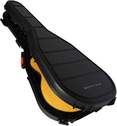GORPANIX Polypropylene Hard Shell Ultra-Safe 41" 42" Acoustic Guitar Case for Road & Flight, Stackable, Crushproof, Waterproof, Professional Gear for Bands, Touring, Multi-Instrument, Bulk Logistics in Saudi Arabia