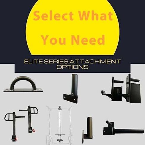 Fitvids 3" x 3" J-Hooks (Pair) for Power Cage and Squat Rack - Black in Saudi Arabia
