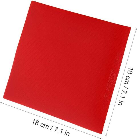 VGEBY Table Tennis Rubber, Bat Replacement Rubbers Sheet Rubber Rackets Sports Table Tennis Supplies (red) in Saudi Arabia