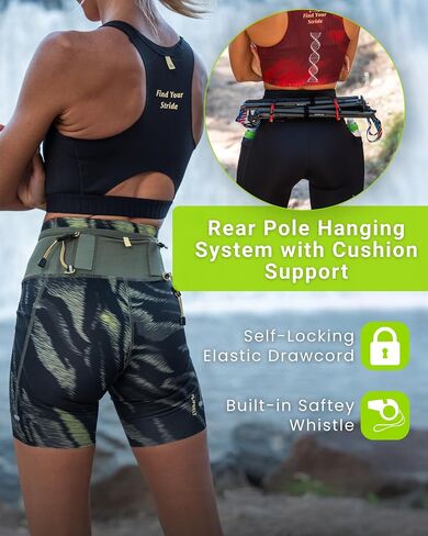 FlipBelt Women's Trail Run Compression Shorts in Saudi Arabia