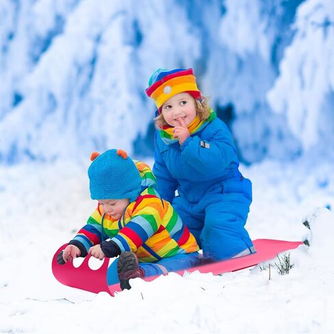 Poen 4 قطع زلاجات ثلجية للأطفال والكبار زلاجات زلاجات بلاستيكية زلاجات رملية خفيفة الوزن سجادة ثلجية الوزن معدات عالية السرعة in Kuwait