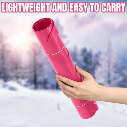 Poen 4 قطع زلاجات ثلجية للأطفال والكبار زلاجات زلاجات بلاستيكية زلاجات رملية خفيفة الوزن سجادة ثلجية الوزن معدات عالية السرعة in Kuwait