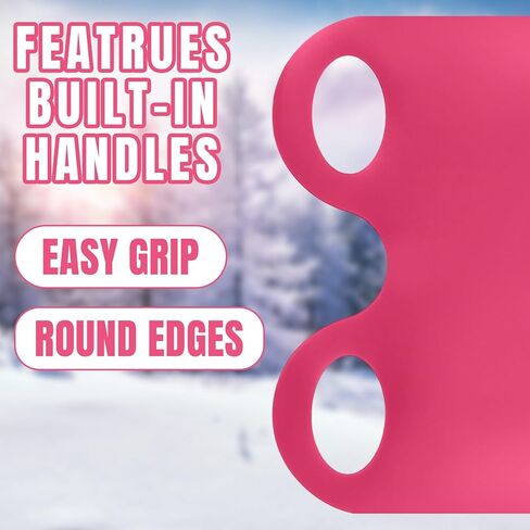 Poen 4 قطع زلاجات ثلجية للأطفال والكبار زلاجات زلاجات بلاستيكية زلاجات رملية خفيفة الوزن سجادة ثلجية الوزن معدات عالية السرعة in Kuwait