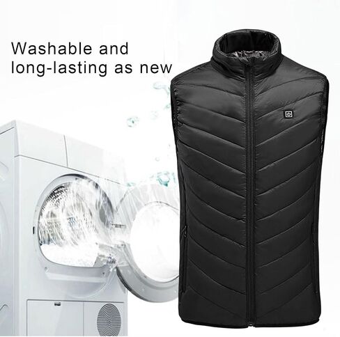 Heated Vest for Women and Men Winter Thermal Warm Vests,No Battery Pack Lightweight Outdoor Work Heating Jacket Coat in Saudi Arabia