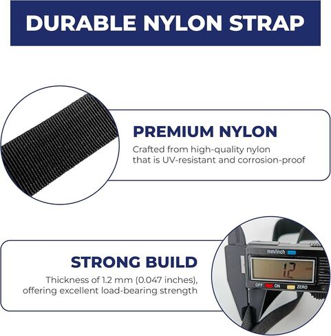 Adjustable Bimini Boat Top Straps 31–57 Inches with Snap Hooks 2PCS – Boat Tie Down Canopy Fit for Pontoon Sun Tracker Kayak Accessories – Marine Hardware Nylon Webbing, Pad Eye Awning Adjustment in Saudi Arabia