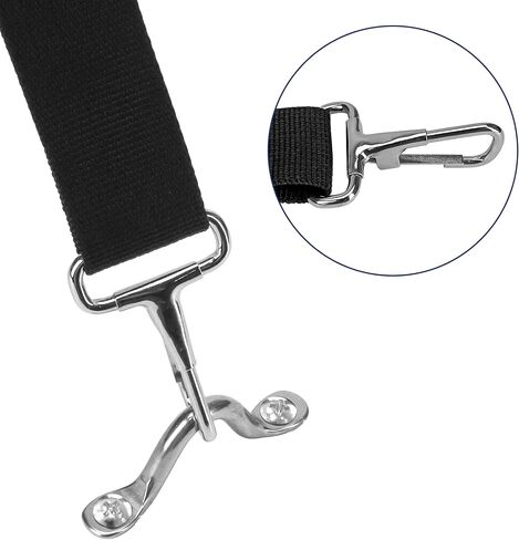Adjustable Bimini Boat Top Straps 31–57 Inches with Snap Hooks 2PCS – Boat Tie Down Canopy Fit for Pontoon Sun Tracker Kayak Accessories – Marine Hardware Nylon Webbing, Pad Eye Awning Adjustment in Saudi Arabia