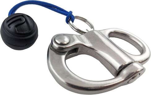 PT Fixed Snap Shackle Quick Release Fixed Bail Snap Shackle for Rigging, Sailboat - Yachts - Tenders (2.75 INCH - 1PCS) in Kuwait