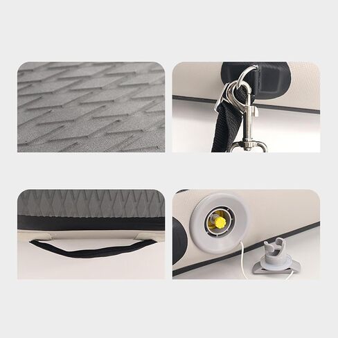 Seat Fishing Boat Seat Premium Adjustable Universal Canoe Seat Paddle Board Seat for Rafting Fishing Surfboard 43cmx40cm in Saudi Arabia