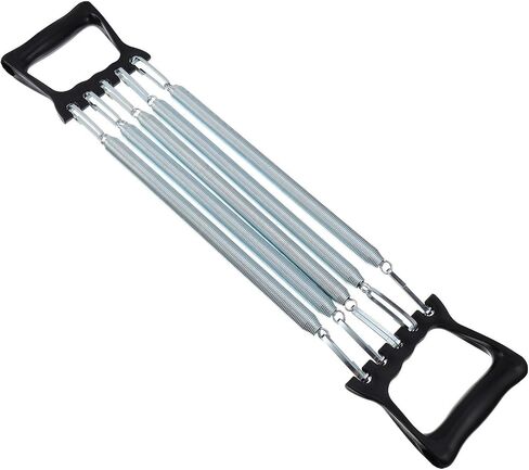 1pc Chest Expander Spring Steel Arm Trainer, Arm Muscle Exerciser Fitness Equipment for Home Gym Muscle Training Exerciser(Black) in Saudi Arabia