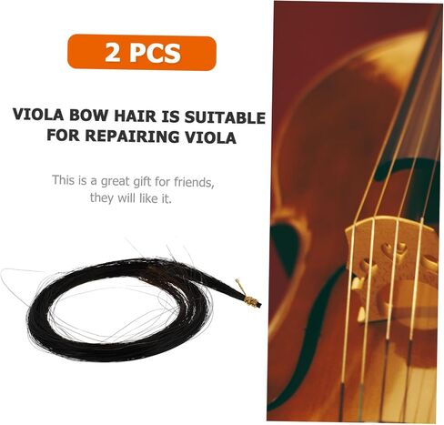 Vaguelly Durable Bow Hairs Smooth Hair String Supplies for Repair and Replacement for Home School and Practice Rooms in Saudi Arabia
