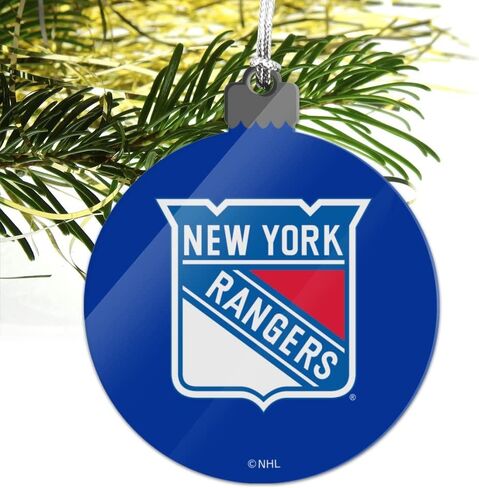 GRAPHICS & MORE New York Rangers Logo Acrylic Christmas Tree Holiday Ornament in Saudi Arabia