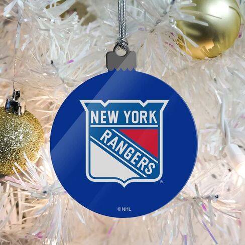 GRAPHICS & MORE New York Rangers Logo Acrylic Christmas Tree Holiday Ornament in Saudi Arabia