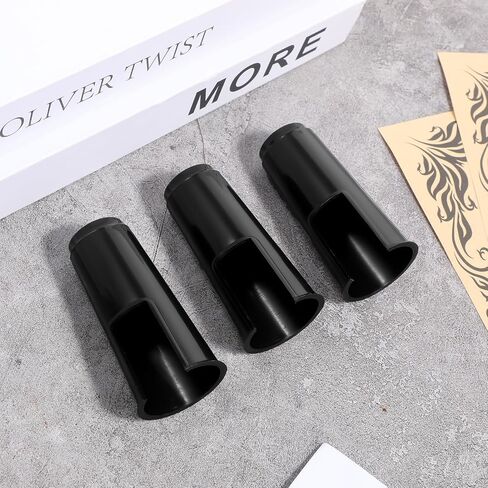 4 Pack Alto Saxophone Mouthpiece Cap, Plastic Alto Sax Mouthpiece Protective Cap Replacement Mouth Piece Protective Cover for Sax, Clarinet, Woodwind Instrument (Black) in Saudi Arabia