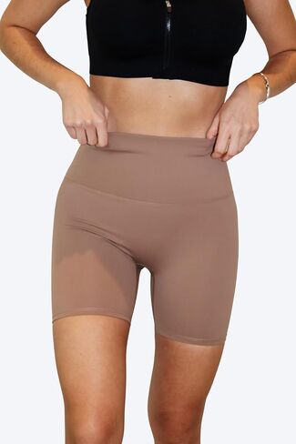 Women’s Elevate Biker Shorts – High Waisted, Spandex Athletic Shorts Black in Saudi Arabia