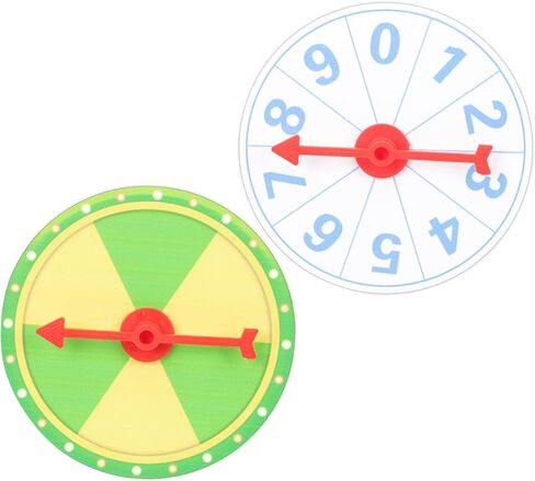 4sets 2pcs Game Wheel Roulette Wheel for Party Fun Smooth Spinning Create Custom Prizes for Teaching Activities Events 2pcs*4 in Kuwait