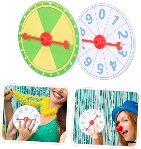 4sets 2pcs Game Wheel Roulette Wheel for Party Fun Smooth Spinning Create Custom Prizes for Teaching Activities Events 2pcs*4 in Kuwait