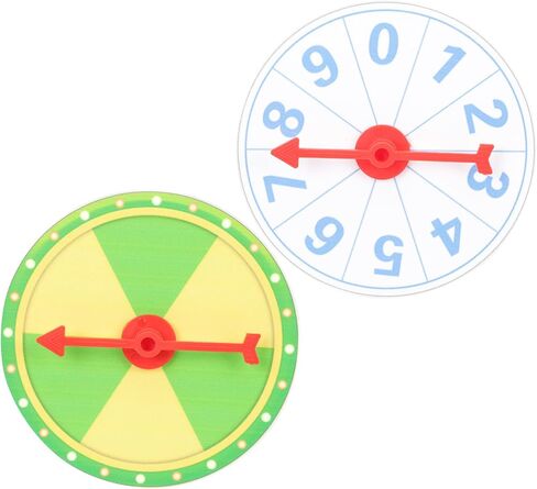 4sets 2pcs Game Wheel Roulette Wheel for Party Fun Smooth Spinning Create Custom Prizes for Teaching Activities Events 2pcs*4 in Kuwait