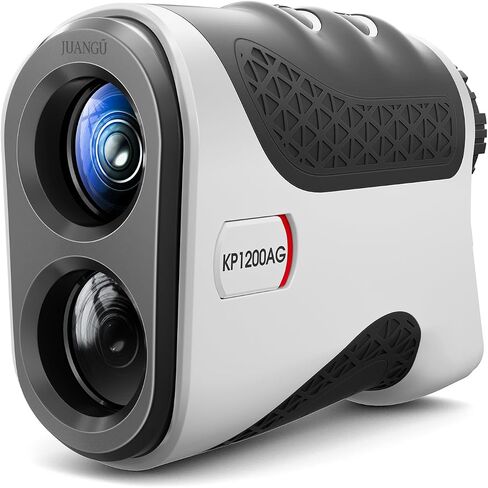 JUANGU Golf Rangefinder with Slope Switch & Magnetic Mount | Highly Accurate ±1 Yard Laser Range Finder for Golf & Hunting | 1200 Yards | 7X Magnification | IP54 Waterproof in Saudi Arabia
