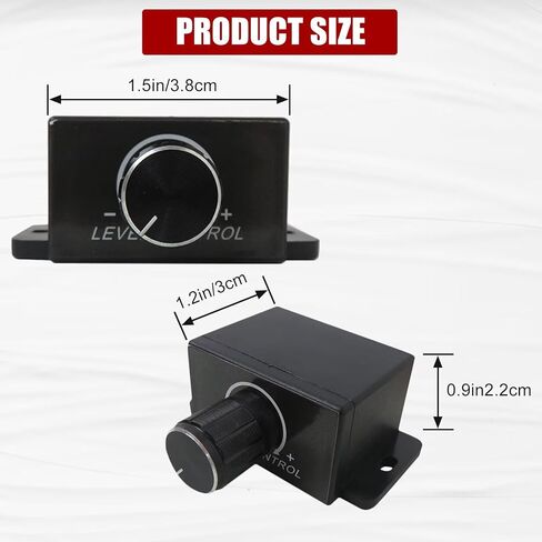 USonline911 Dashboard Mount Bass Knob - RCA Level Control for Car Amplifiers & Home Subwoofers in Saudi Arabia