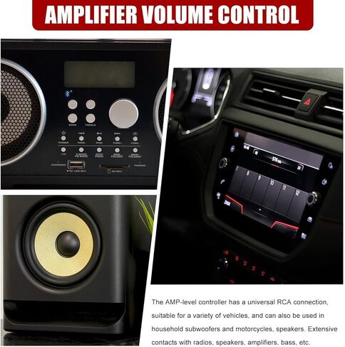 USonline911 Dashboard Mount Bass Knob - RCA Level Control for Car Amplifiers & Home Subwoofers in Saudi Arabia