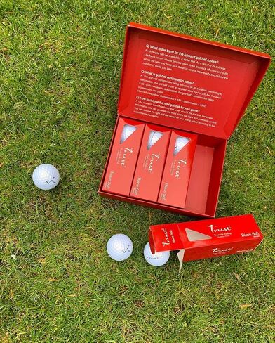 Trust Golf Ball I K8 Bison I غطاء يوريتان مع قلب تفاعلي I 3 قطع I لسرعات التأرجح المختلفة I 12 أو 48 أو 100 كرة I in Kuwait