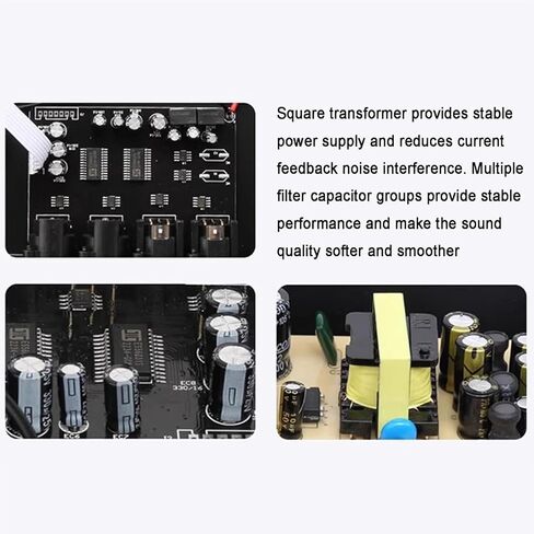 Microphone Feedback Suppressor, Anti-Howling Audio Processor, Support 2/4/6-way Optional, 5-Level Digital Anti-Howling, for Stage, KTV, Conference, Church Events in Saudi Arabia