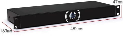 Microphone Feedback Suppressor, Anti-Howling Audio Processor, Support 2/4/6-way Optional, 5-Level Digital Anti-Howling, for Stage, KTV, Conference, Church Events in Saudi Arabia