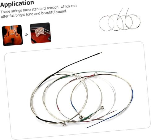 Garneck Replacement Violin Strings Set Strings Kit for Beginners Professionals in Saudi Arabia