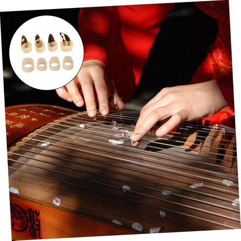 BESTonZON Guzheng واقيات الأظافر أغطية الأصابع للعب المريح لون البشرة لليد اليمنى لتعلم موسيقى Guzheng in Saudi Arabia