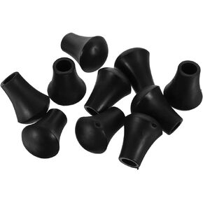 SUPVOX 10pcs Anti-slip Drum Leg Bracket Drum Leg Protectors Drum Rack Pads Snare Drum Part Rubber Drum Rack Rubber Feet Drum Feet Bracket Floor Drum Racks Rubber Feet Drum Kit Black Drum