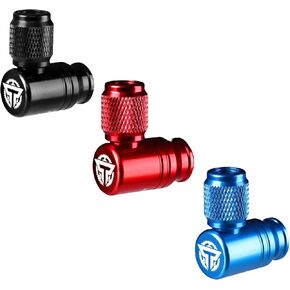 Turbulent CO2 Bike Tire Inflator Set - Presta and Schrader Valve Compatible - Quick Air Pump Tool for Mountain - MTB - Road - and Off-Road Bicycles - Insulated Sleeve - Cartridge Not Included in Saudi Arabia