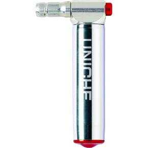 UNICHE Pro CO2 Inflator with Cartridge Storage Canister for Bikes Tire, Fits Presta and Schrader Valve, Bicycle CO2 Pump for Road and Mountain Bikes - No CO2 Cartridges Included