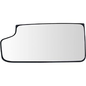 استبدال زجاج مرآة السحب على الجانب الأيمن للراكب لسيارة Chevy Silverado 1500 2014-2017، Silverado 2500 3500 2015-2017- زجاج مرآة جانبية محدبة سفلية مع حامل خلفي