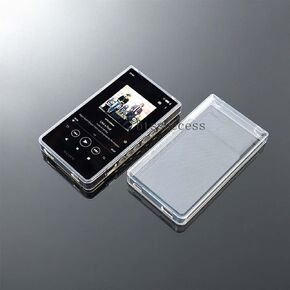غطاء حماية من مادة TPU الشفافة الناعمة لهاتف Sony Walkman NW-ZX700 NW-ZX706 NW-ZX707 (حافظة شفافة وزجاج)