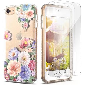 حافظة IDweel لجهاز iPod Touch الجيل السابع، حافظة ممتصة للصدمات مدمجة في واقي شاشة شديد التحمل للحماية الكاملة غطاء هجين مقاوم للصدمات لجهاز iPod Touch 5/6/7th Generation، أزرق in Kuwait