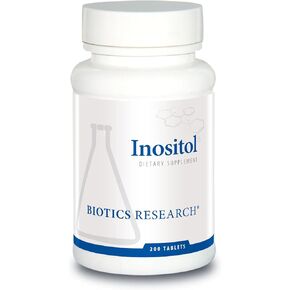 Biotics Research Inositol Corn Free, Metabolic Support, Brain Health, Nootropics, Restful Sleep, Mood Support, Hormonal Balance, Female Health, 200 Tablets