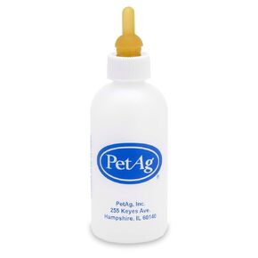 Pet-Ag Nurser Bottle - 2 oz, Pack of 12 - Promotes The Natural Feeding of Liquids - Designed for Small Animals - Durable & Easy to Clean