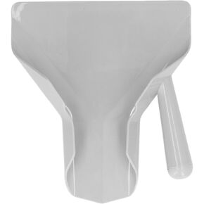 Oumefar French Fry Scoop with Right Handle, Polycarbonate Commercial Fry Bag Scoop French Fry Bagger Chip Popcorn Bagger