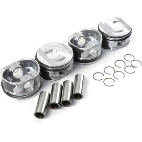 YDMON 12652809 Pistons & Rings Kit, Compatible with Buick GL8 ES Cadillac ATS XT5 Chevrolet 2.0L, Automotive Piston Set Replaces Part 12569638 89018107