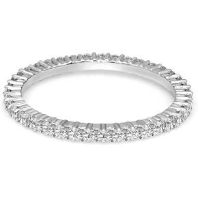 ألماس صديق 5/8 قيراط | ذهب أبيض عيار 10 و14 قيراط| خاتم الماس الأبدي المعتمد من IGI | قطع الماس المستديرة الرائعة in Kuwait