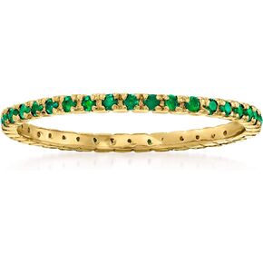 RS Pure by Ross-Simons 0.33 ct. t.w. Gemstone Eternity Band in 14kt Yellow Gold