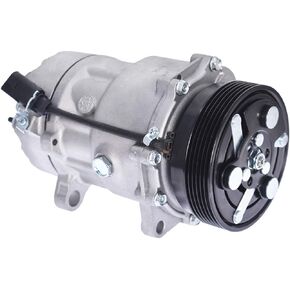 A/C Compressor with Clutch Replacement for Audi TT 2002-2006 Beetle 2001-2005 Golf 2002-2004 Jetta 2001-2004