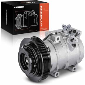 A-Premium A/C Compressor with Clutch - Fits for 158386 - Compatible with Toyota Corolla 1.8L 2003-2008, Matrix 1.8L 2003-2008