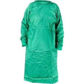 Oasis Brand Cloth Procedure Medical Gown, Washable Reusable Gown, Long Sleeve & Elastic Cuff, 100% Cotton, Unisex, X-Large